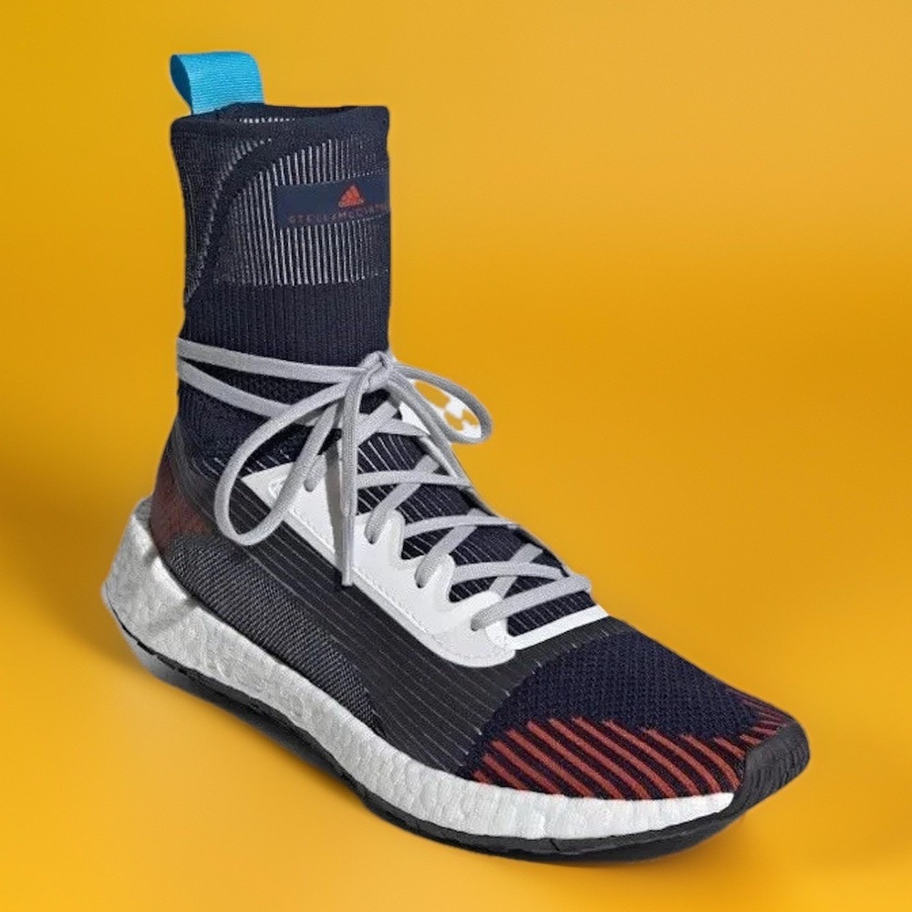 Adidas Stella McCartney Pulseboost HD Mid Running Shoes Womens 6 Sneakers NIB